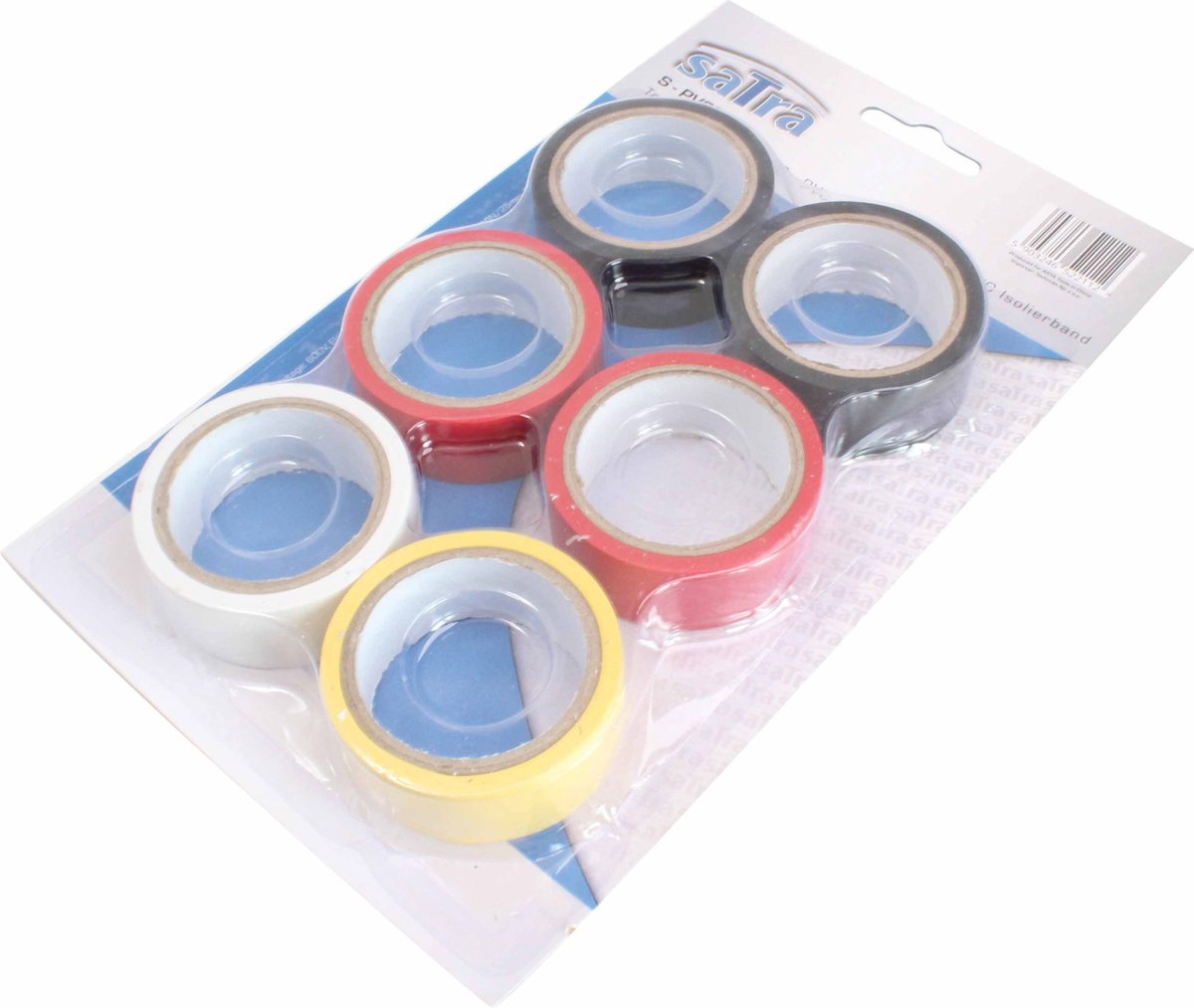 Satra PVC-Isolierband 19 mm x 5 m | 6-teilig
