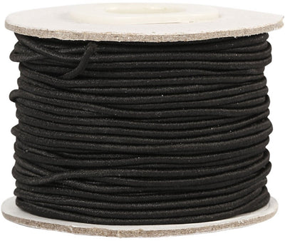 Elastische Dicke 1mm schwarz, 25m