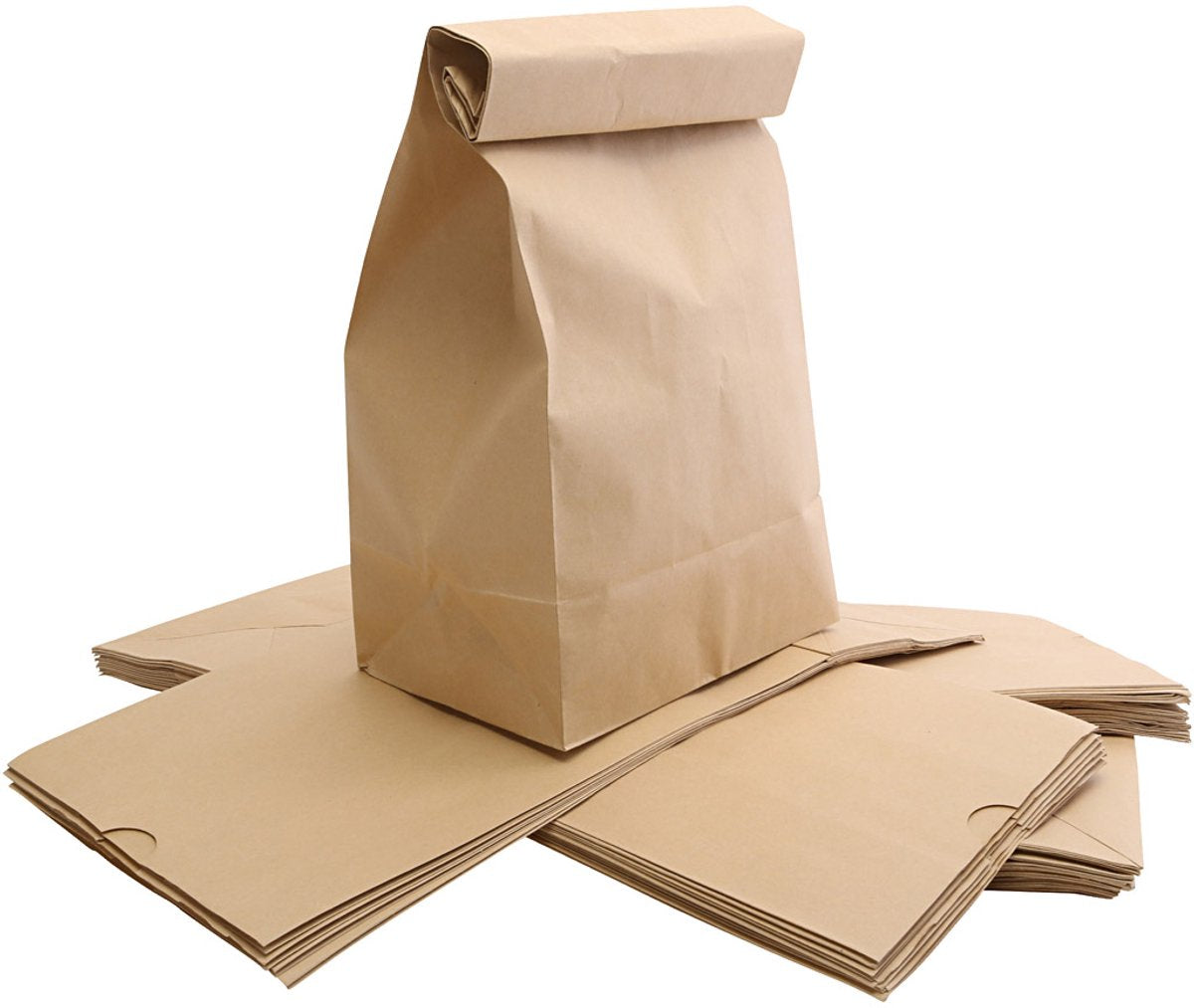 Papiertüten der Kreativfirma Brown, 50..