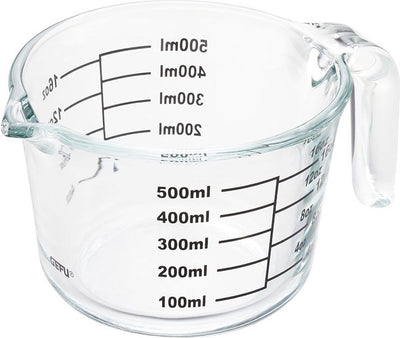 Gefu Dimenso Messbecher 500 ml – Borosilikatglas – hitzebeständig bis 450°C