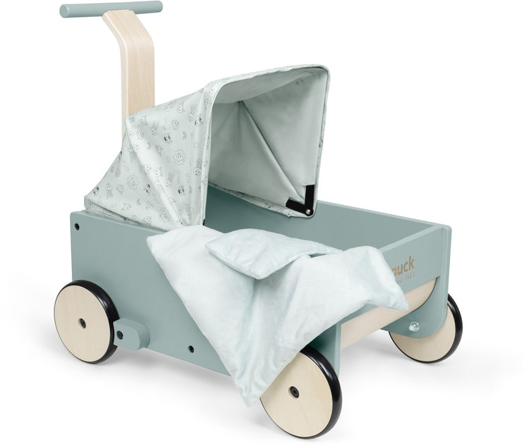 Hauck Puppen laufen lernen - 2-in-1 Lauflernwagen und Puppenwagen - Puppen
