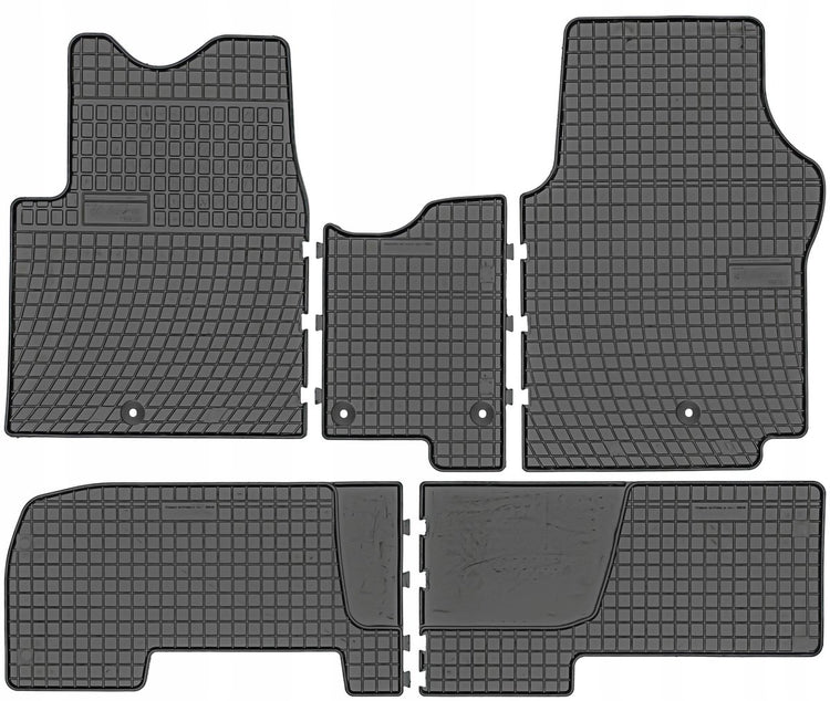 Frogum Gummimatten Opel Vivaro (a b) 2001-2019 (passend für 2. Sitzreihe) -