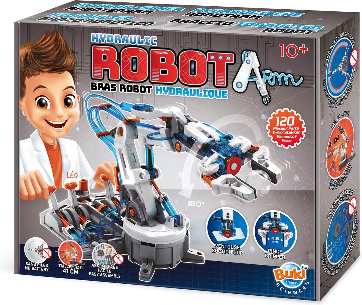 Buki Frankreich Buki – hydraulischer Roboterarm – Konstruktion