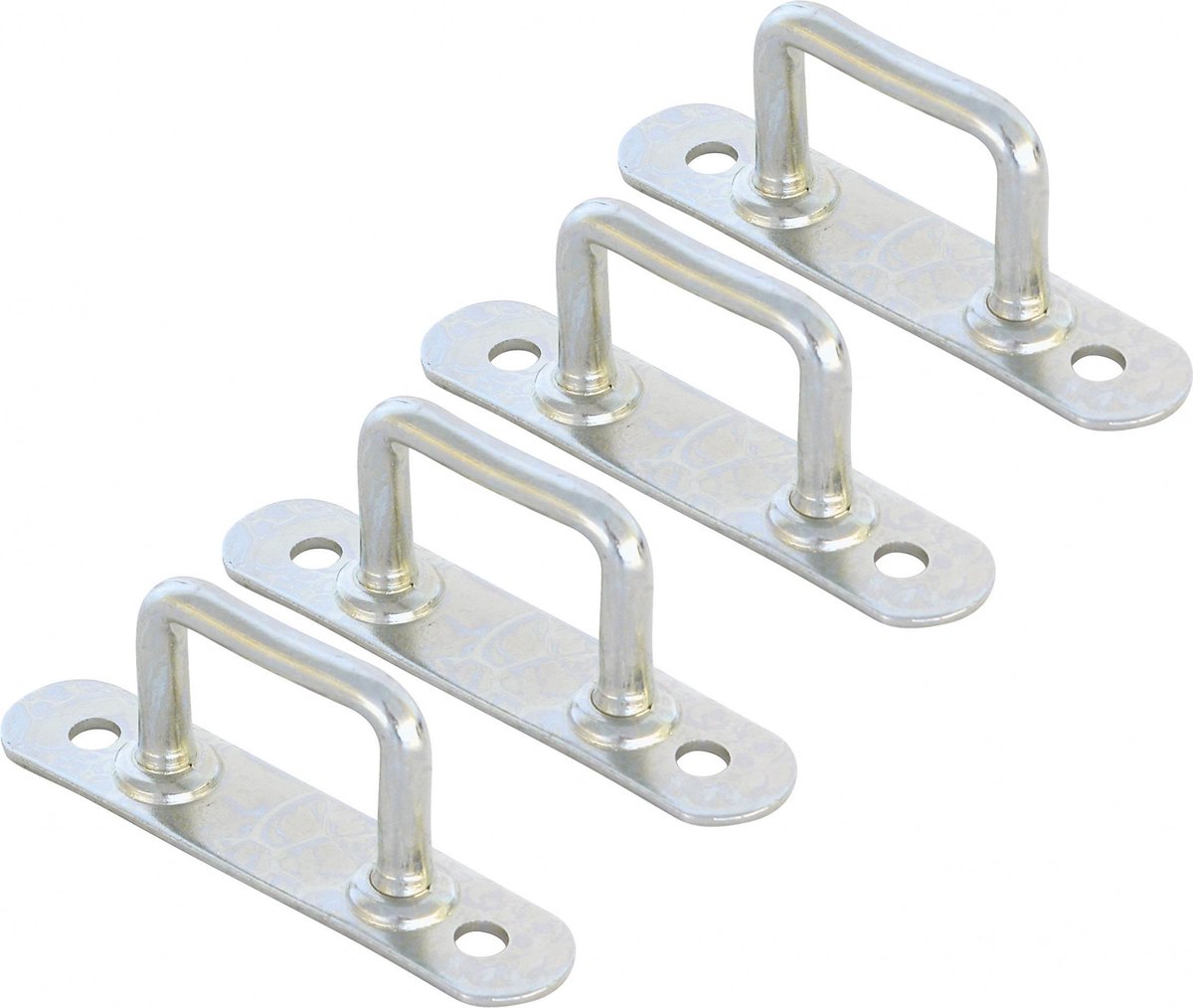 Carpoint Schraubbrücke Metall 36 mm – 4er-Set – Lochabstand 51 mm – Schraubmontage – langlebig – für Kabelmontage