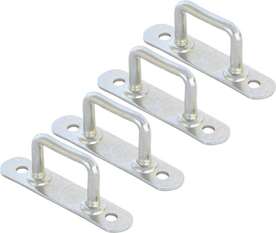 Carpoint Schraubbrücke Metall 36 mm – 4er-Set – Lochabstand 51 mm – Schraubmontage – langlebig – für Kabelmontage
