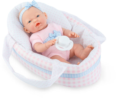 Marina Pau Marina – Pau Puppe Mini Golosinas Babytasche 21 cm Spielzeugpuppe.