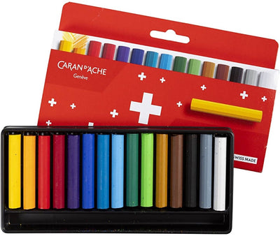 Caran Dache Caran d'Ache Neocolor i, Junior, L: 5 cm, Stärke 8,5 mm, verschiedene Farben, 15 Stück 1 Box