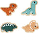 Janod - Dino - 4 hölzerne Dino-Puzzles