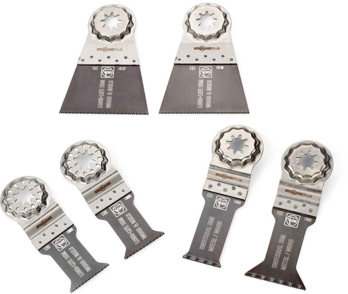 Fein Best of E-Cut SLP Holz+Metall 6-teiliges Sägeblatt-Set