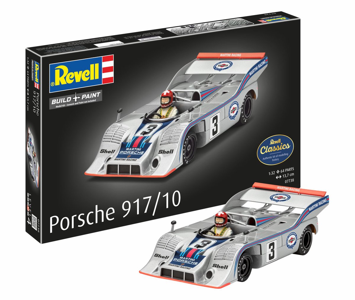 Revell Modellbausatz - Porsche 917 1:32 - 64-tlg.