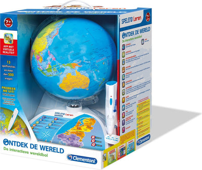 Clementoni spielerisch lernen – die Welt entdecken – interaktiver Globus – Lernspielzeug – ab 7 Jahren