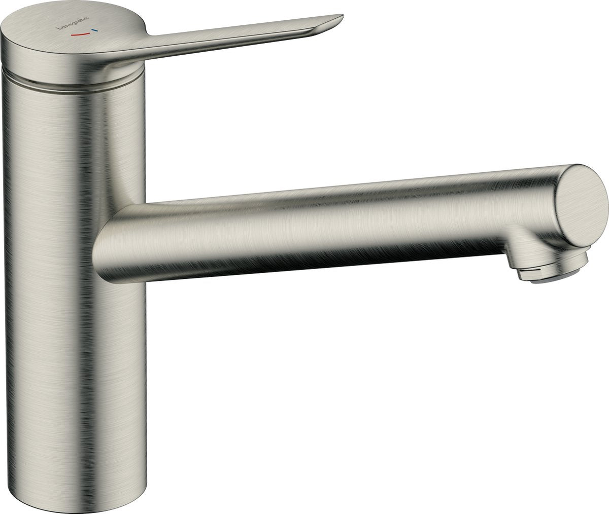 Hansgrohe Zesis M33 – Küchenmischbatterie – Einhebelsteuerung – Kaltstart-Energieeinsparung – Ecosmart-Wassereinsparung – 150 mm Größe – 1 Strahlfunktion – Edelstahl