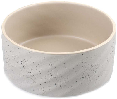 Duvo plus Dinner Time Essschüssel Stein Wavy Dune M-1250ml-18x18x7,5cm graugrün