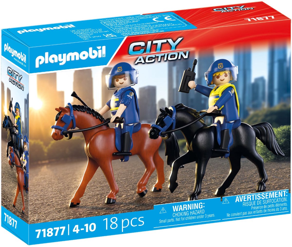 Playmobil 71877 Polizei zu Pferd