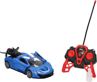 RC-Sportwagen mit Dampffunktion blau
