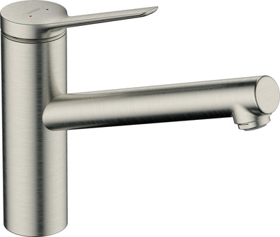 Hansgrohe Zesis M33 – Küchenmischbatterie – Einhebelbedienung – Größe 150 mm – 1 Strahlfunktion – Edelstahl