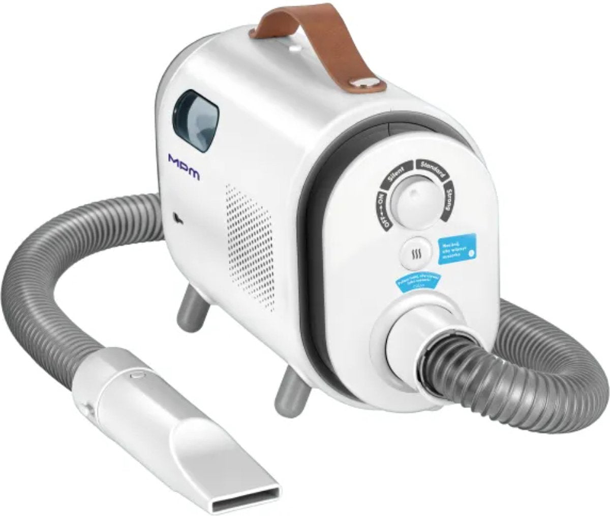 Mpm Hundeschermaschine mit 4 Aufsätzen – Tierschermaschine für dickes Fell – Hundepflegeset für Katzen – Saugen und Trimmen – 300 W