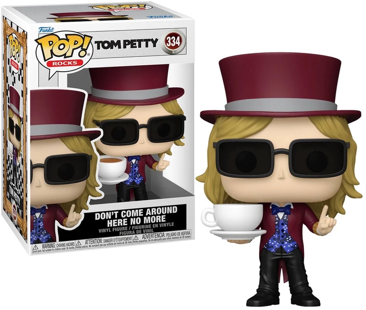 Funko Tom Petty Pop! Rocks Vinylfigur gibt es hier nicht mehr, 9 cm