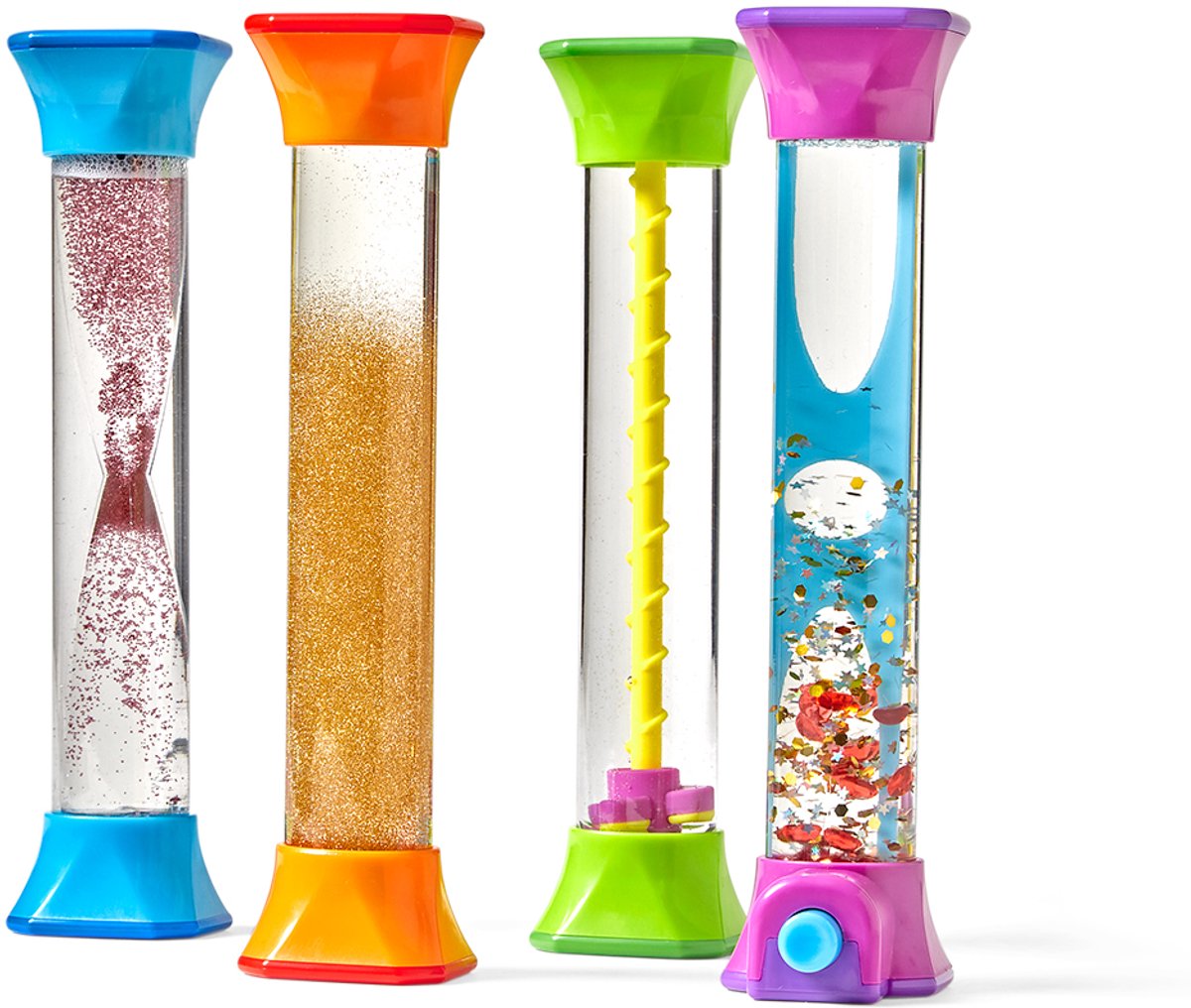 Lernressourcen sensorische Fidget Tubes, 4er-Set – 3+