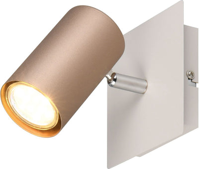 Trio Marley - Spot - Mokka - exkl. 1x GU10 4,9 W - Wand- und Deckenmontage