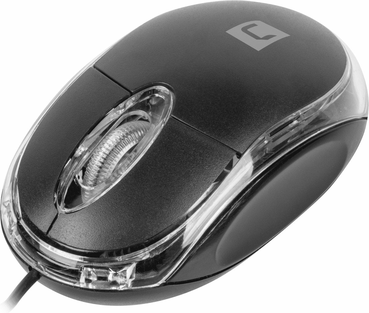 Natec vireo 2 – optische kabelgebundene Maus – 1000 dpi – schwarz – ergonomisch