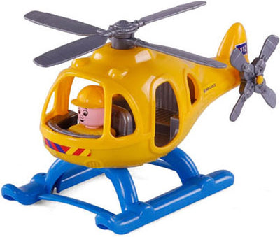 Cavallino Toys Cavallino Ambulance Hubschrauber mit Spielfigur, 29,5 cm
