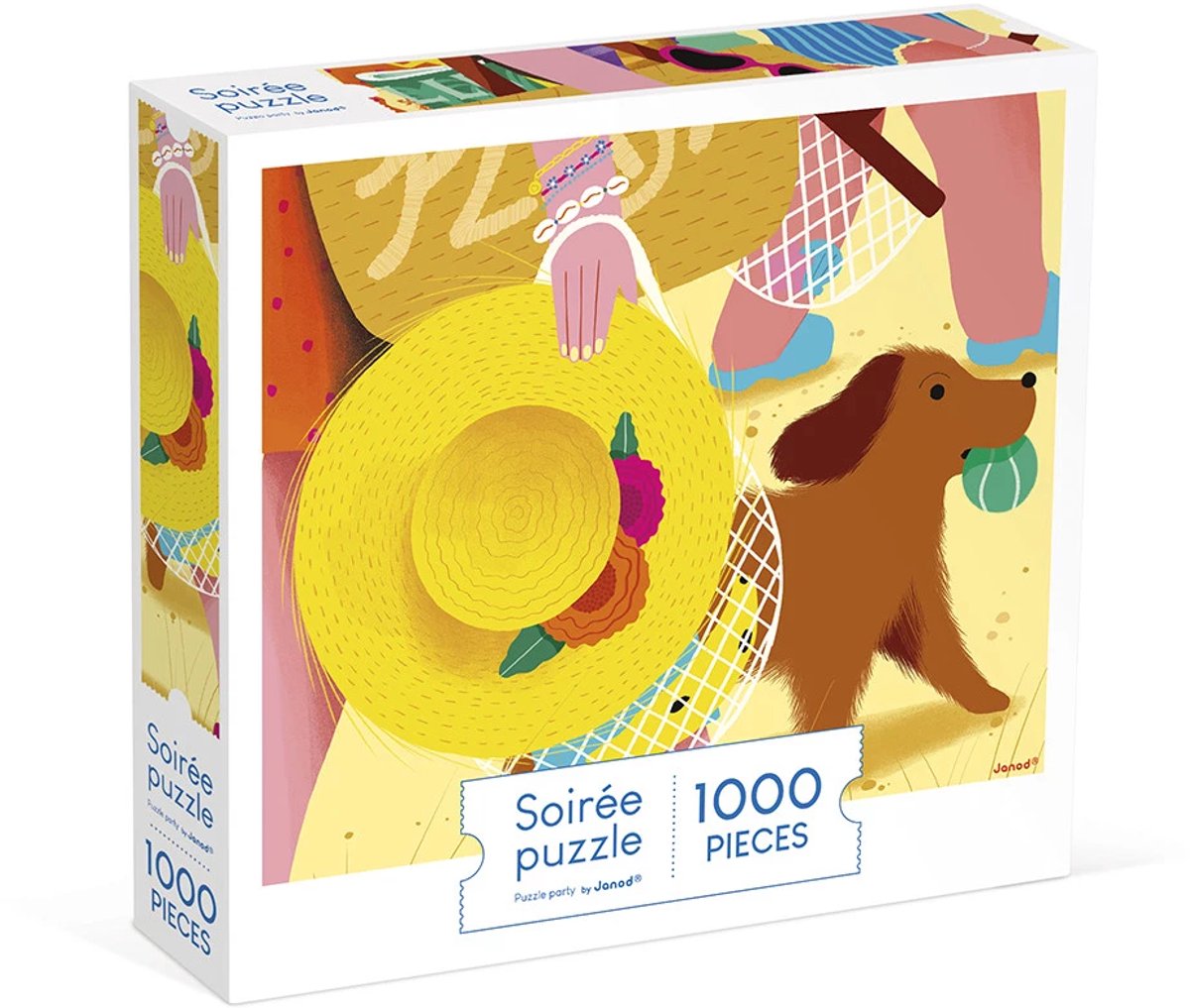 Janod - Kidult-Puzzle - Ausflug an den Strand - 1000 Teile