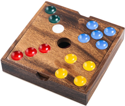 Walnussholz-Edelsteinspiel – 2 bis 6 Spieler