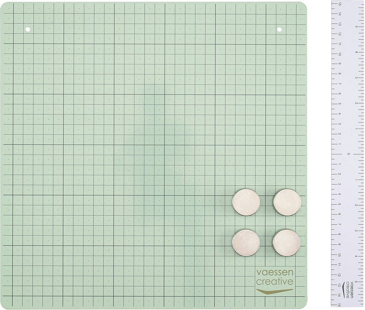 Vaessen creative • magnetische Arbeitsmatte 30,5 x 30,5 cm Minze