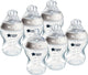 Tommee Tippee Natural Start Babyflaschen, 0 Monate+, Babyflaschen-Set mit 6 Stück, 260 ml, brustförmiger Sauger für natürliches Saugen, niedrige Durchflussrate, selbststerilisierend und BPA-frei, unverzichtbar für die Babyernährung