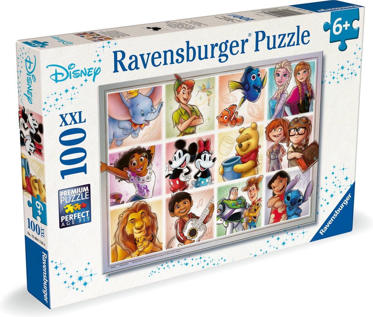Ravensburger Jigsaw Puzzle xxl Disney Charaktere, 100..