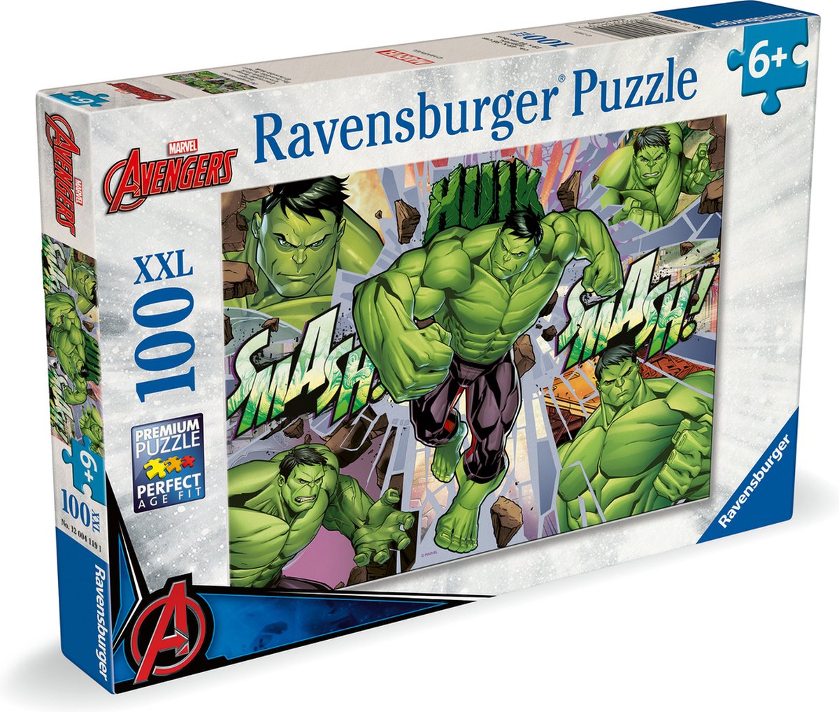 Ravensburger Jigsaw Puzzle xxl Marvel Hulk, 100..