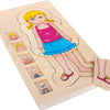 Kleines Fußhölzernkörper -Puzzle Mädchen, 29.