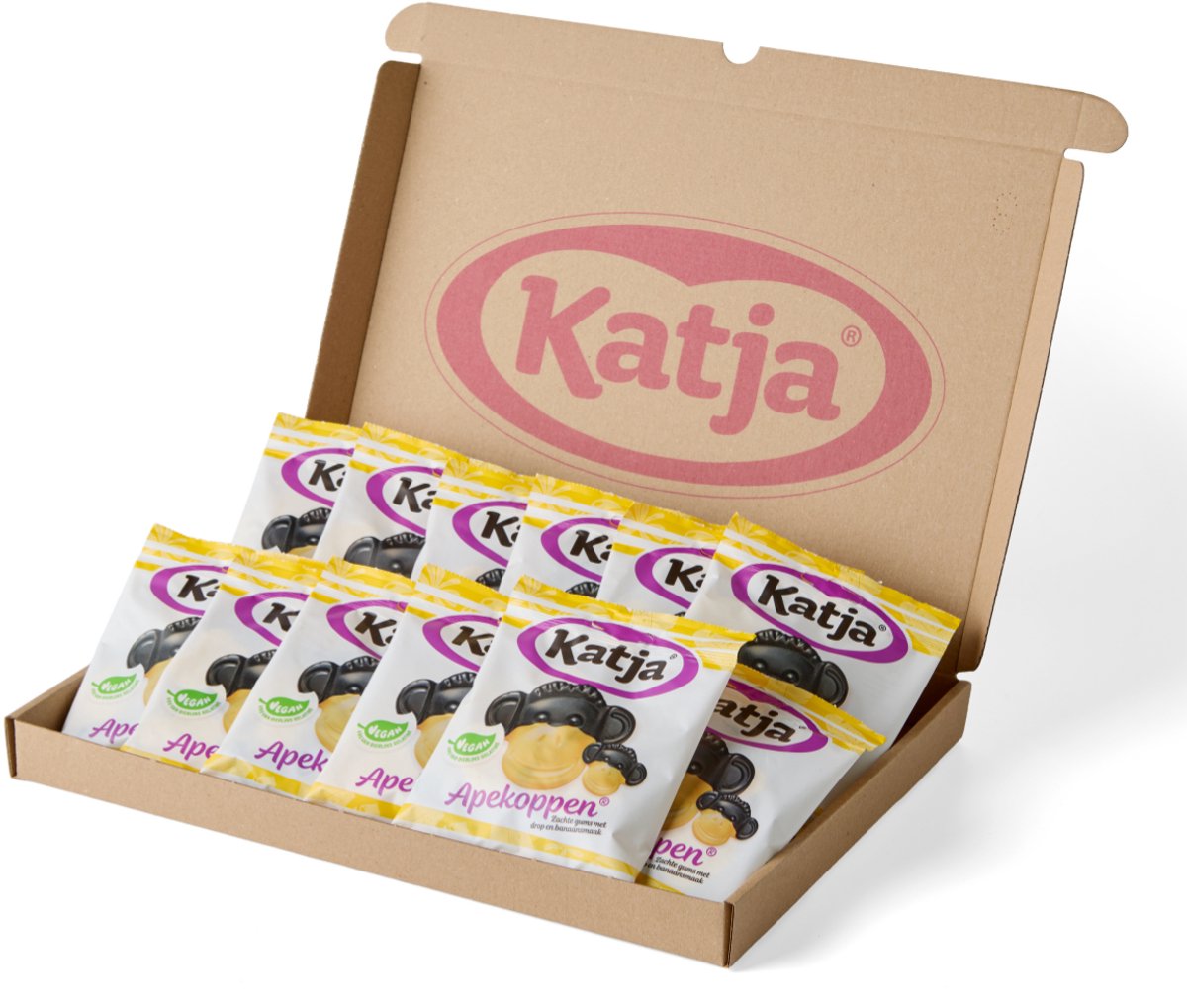 Katja Affenköpfe - süßes Lakritz - 12x 65g