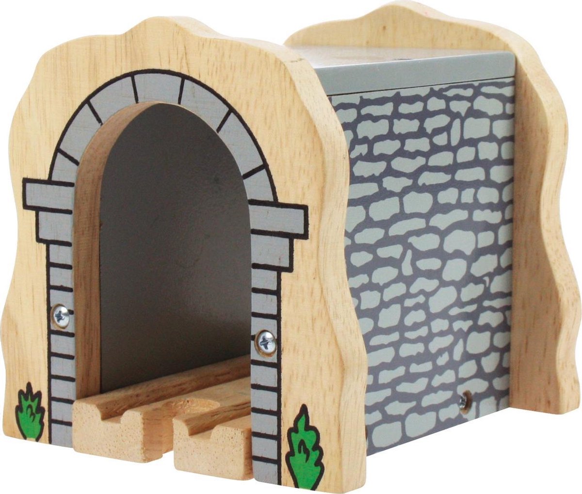 Bigjigs Holzschienen grauer Tunnel