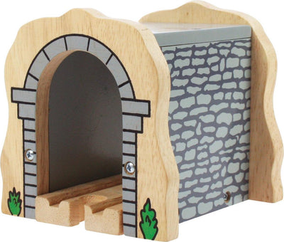 Bigjigs Holzschienen grauer Tunnel
