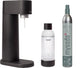Mysoda Woody Black – Sprudelwasserbereiter aus ökologischem Biokomposit – inklusive CO2-Zylinderflasche