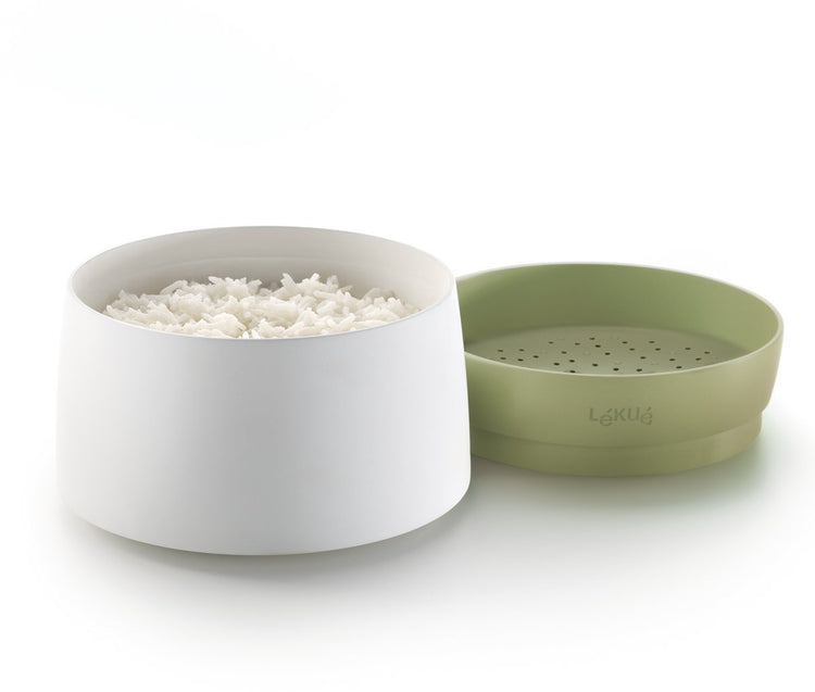Lékué Mikrowellen-Reis- und Quinoa-Kocher – grün