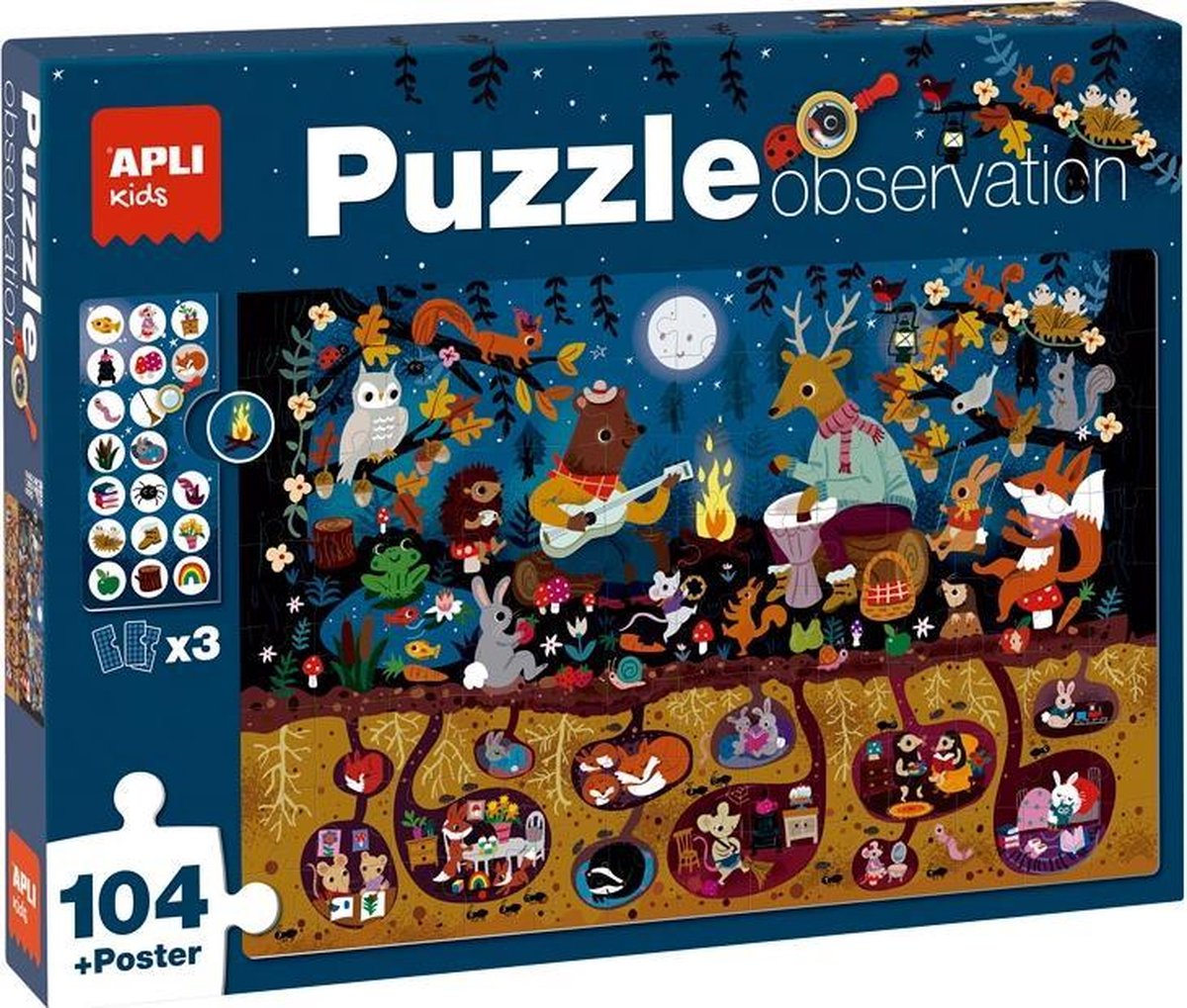Apli Kids – Puzzle-Wald suchen und finden