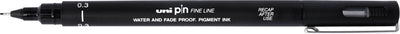 Uni-Ball Uni Pin Fine Liner – 0,3 mm schwarzer Skizzenstift