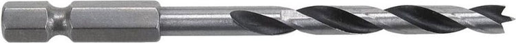 Wolfcraft - Holzspiralbohrer-Set, Sechskantschaft, ø 3–8 mm, 5-teilig. - 7122000