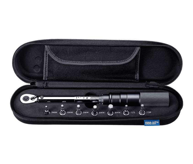 BBB Fahrrad-Drehmomentschlüssel 1 4 – Fahrradwerkzeug-Set 2–24 Nm – Sechskant-Torx-Set – BTL-173