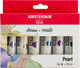 Bruynzeel Amsterdam Standard-Serie Acrylfarben-Perlmutt-Set 20 ml, 6-tlg.