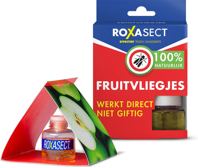 Roxasect Fruchtfliegenfänger – Anti-Fruchtfliegen-Insektenfalle – Fruchtfliegen bekämpfen – 1 Stück