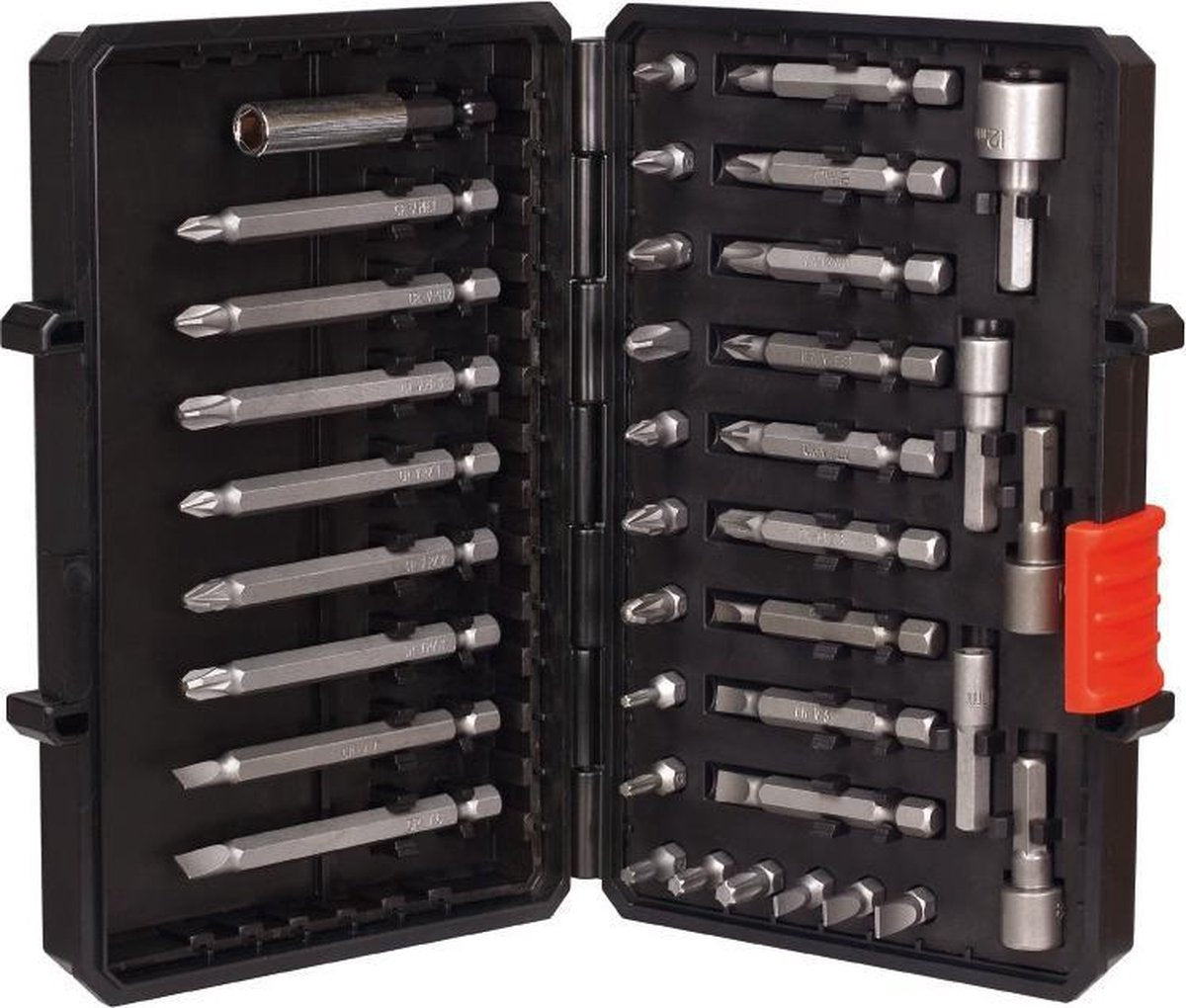 Black+Decker 38-teiliges Bit- und Steckschlüsselset – a7202-xj