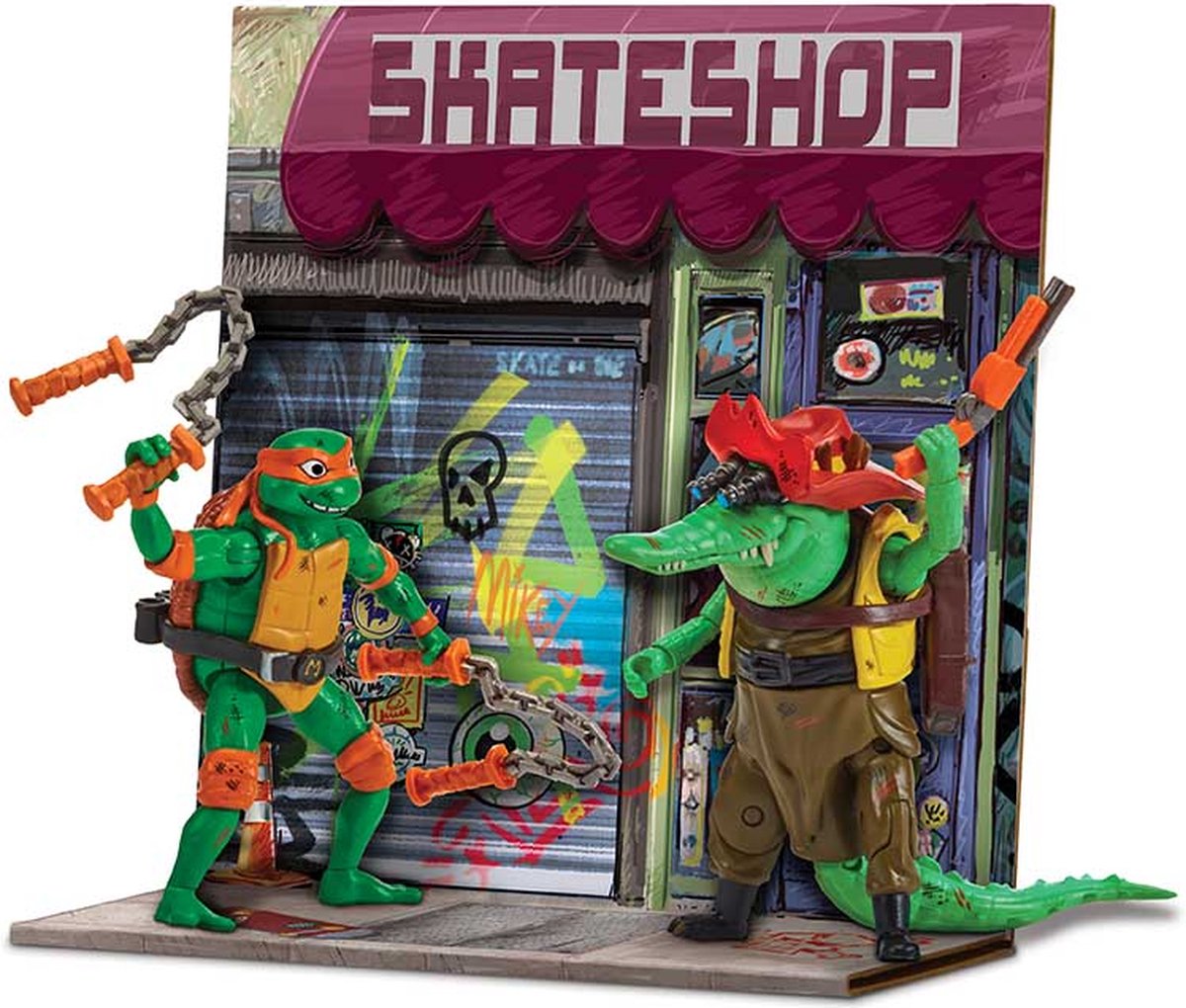 Teenage Mutant Ninja Turtles – Michelangelo vs. Leatherhead
