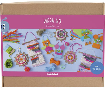 Creativ Company Webgruppen-Set, Wandhalterungen, Kleiderbügel, Eulen, Maus, verschiedene Farben, 1 Box