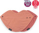Kipkep 3-in-1-Lätzchen – Sienna – XL Spucktuch, Lätzchen und Bandana in 1! - 2 Stück - Baumwolle - doppellagig - rosa - hydrophil, Frottee - Halstuch