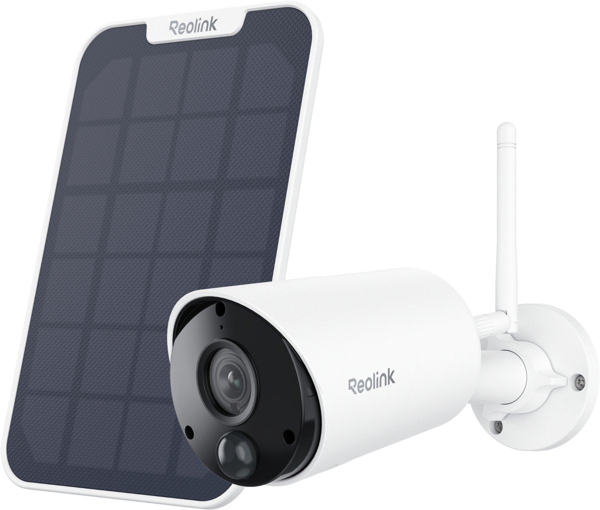 Reolink 5 MP Outdoor-WLAN-Batteriekamera – intelligente Erkennung – keine monatlichen Gebühren – Argus-Serie B320 + Solarpanel