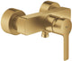 Grohe Lineare neue Duscharmatur – Wandmontage – Silkmove – abgedeckte S-Kupplungen – gebürsteter Cool Sunrise